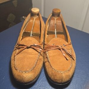 Elegant Tan Suede Loafers for Men